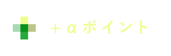 +αポイント