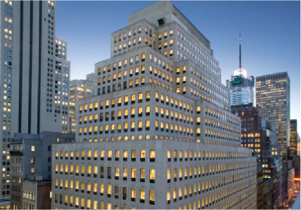ニューヨーク5番街にあるモルガン・スタンレー・インベストメント・マネジメント本社ビル