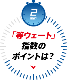 「等ウェート」指数のポイントは？